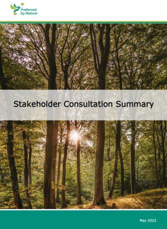 Ecosystem Restoration Standard version 2.0 - Public consultation summary