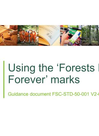 使用FFAF标志的FSC指导文件