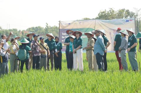Massive media coverage of EU ambassadors’ visit signals policy shift on sustainable rice in Indonesia