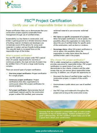 FSCProjectCertificationCover