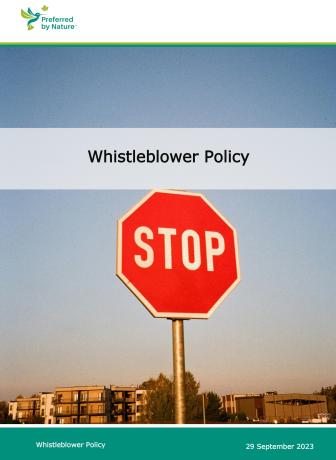Whistleblower Policy 29Sep23