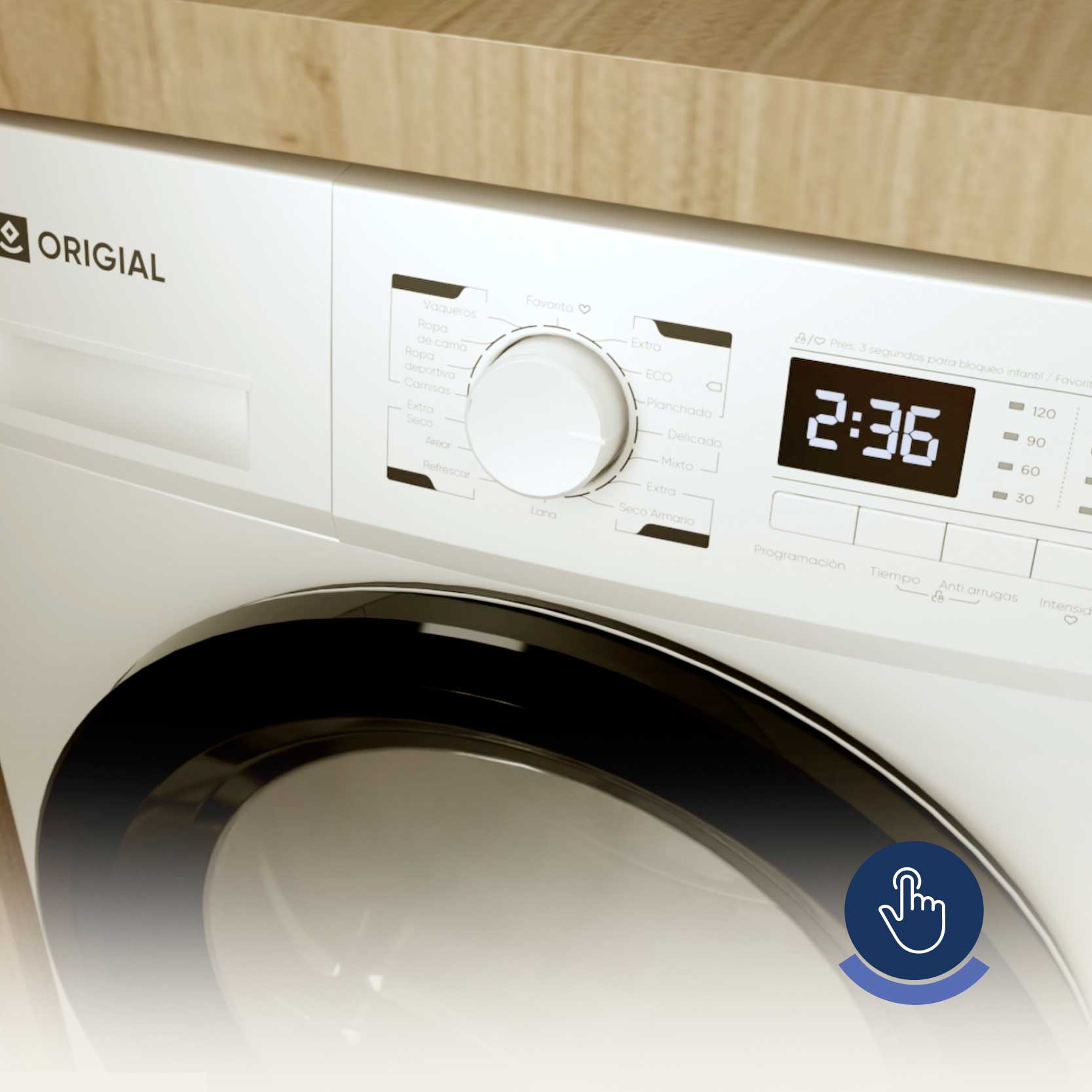 Pantalla digital y funciones avanzadas