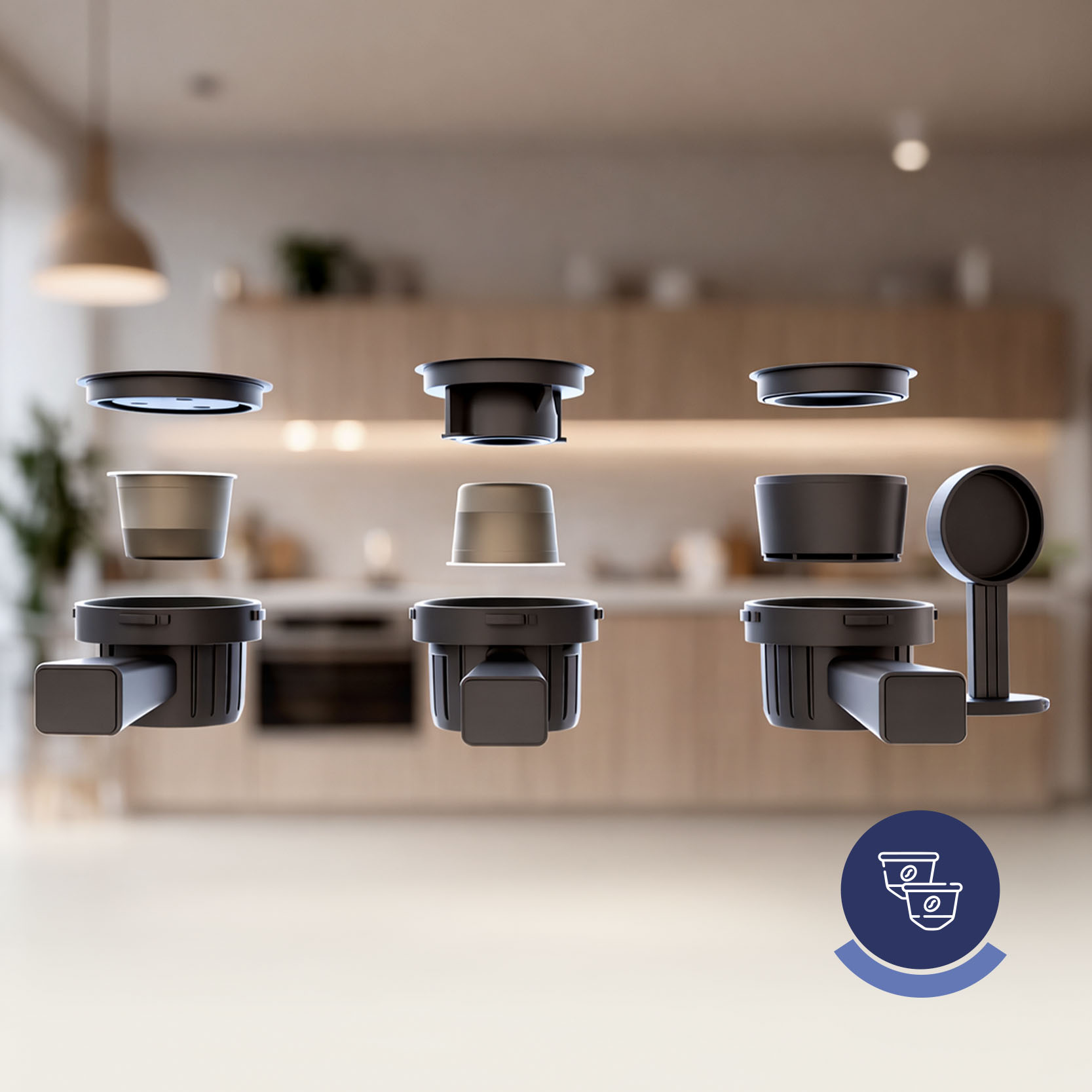 Tres sistemas en una sola cafetera