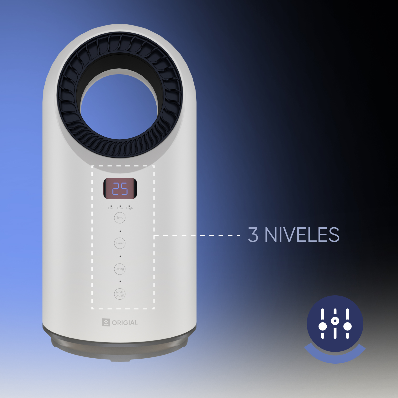 Potencia y modos versátiles