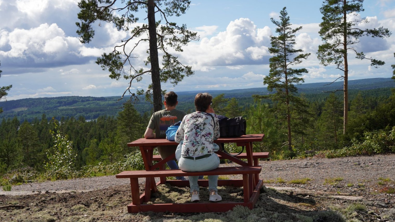 Hiking in Glaskogen, the southernmost wilderness of Sweden