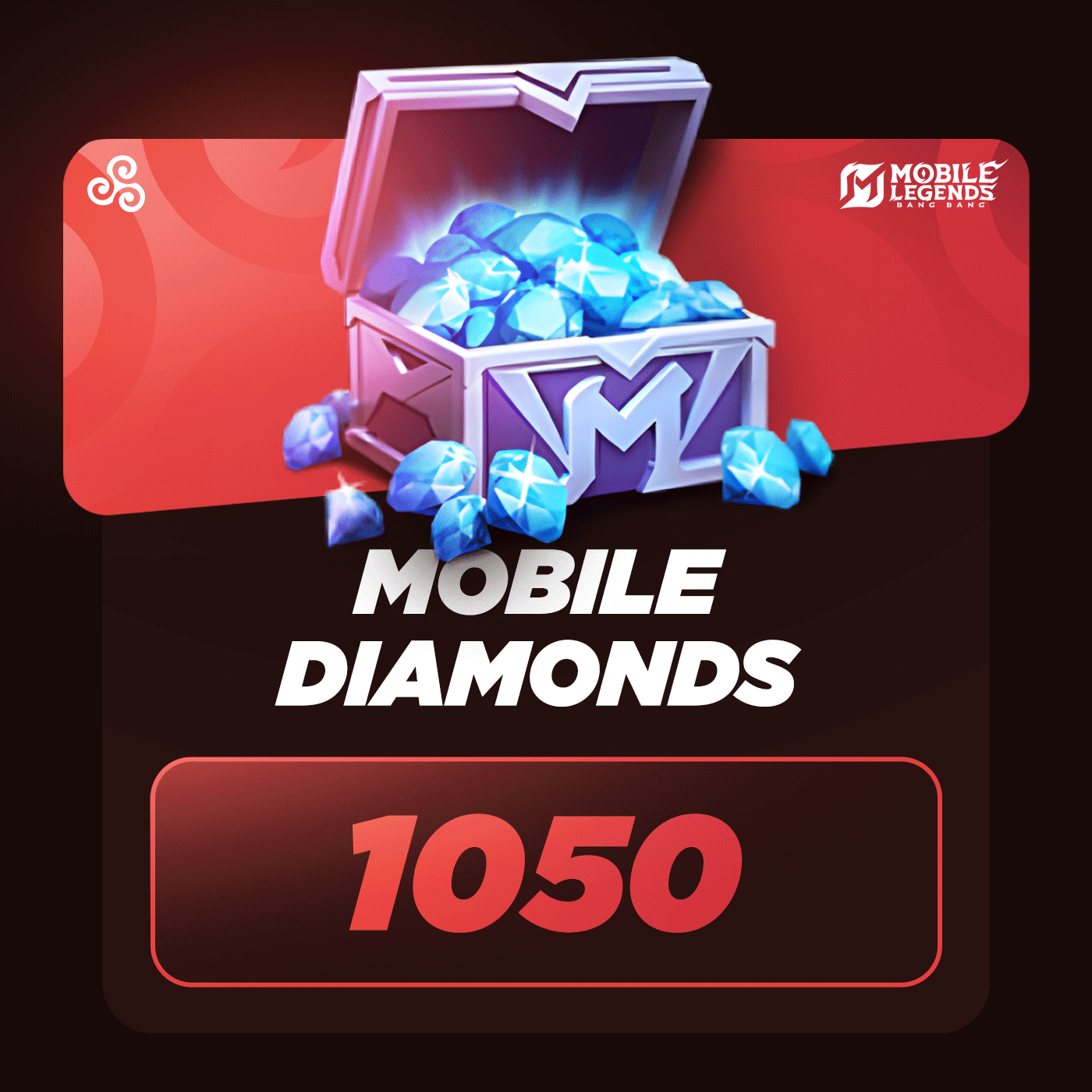 منتج مجاني (شحن موبايل ليجند 1074 جوهرة | Mobile Legends)