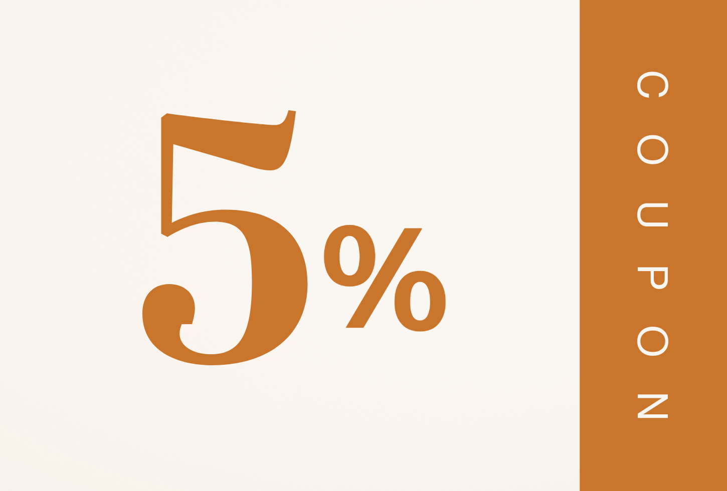 كوبون خصم 5  %