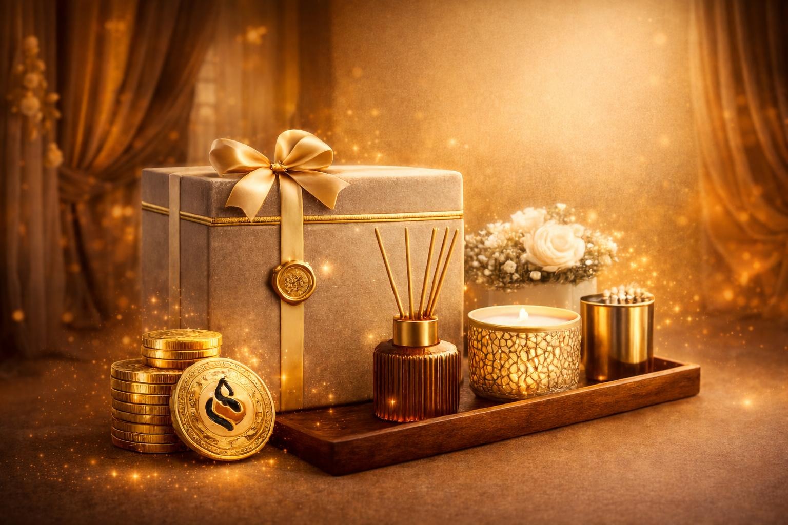 منتج مجاني: ركن قهوة كلاسك مع الرف