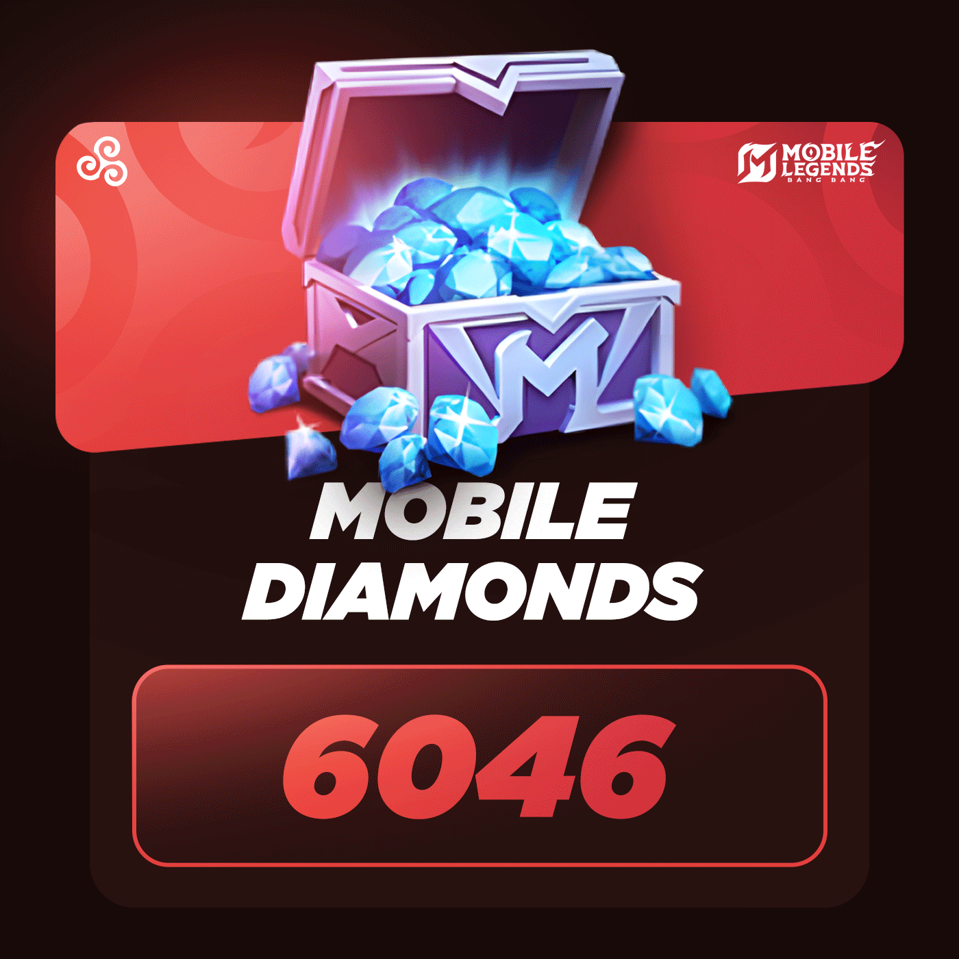 منتج مجاني (شحن موبايل ليجند 6047 جوهرة | Mobile Legends)