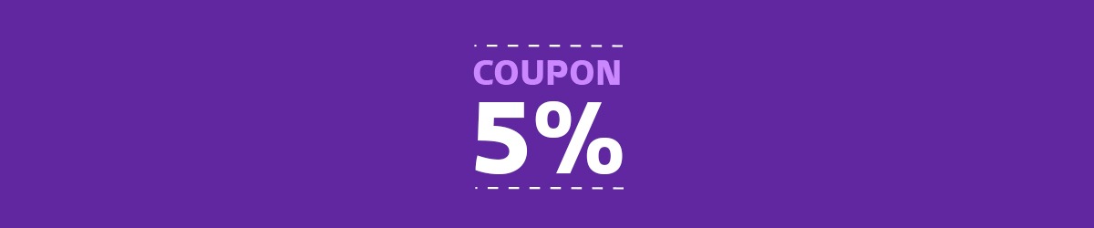 كوبون خصم 5  %
