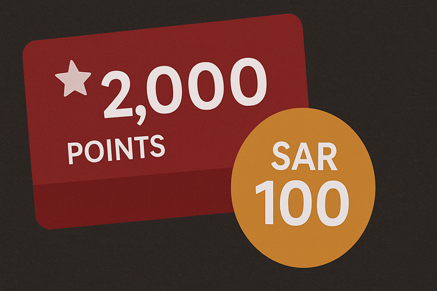 Coupon discount 100 SAR