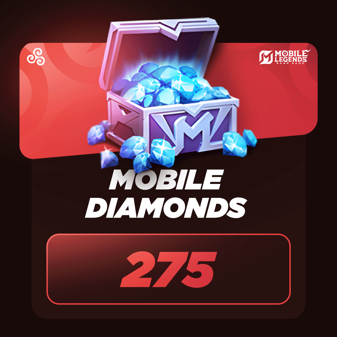 منتج مجاني (شحن موبايل ليجند 275 جوهرة | Mobile Legends)