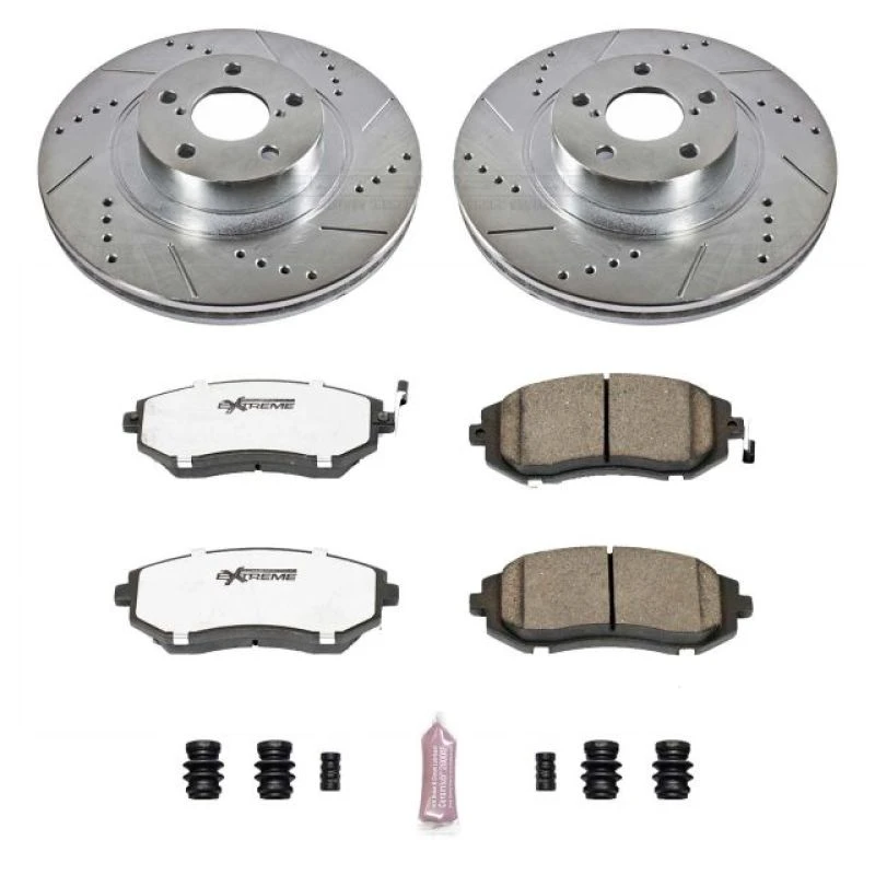 Power Stop Front Z26 Street Warrior Brake Kit for 04-06 Subaru Baja