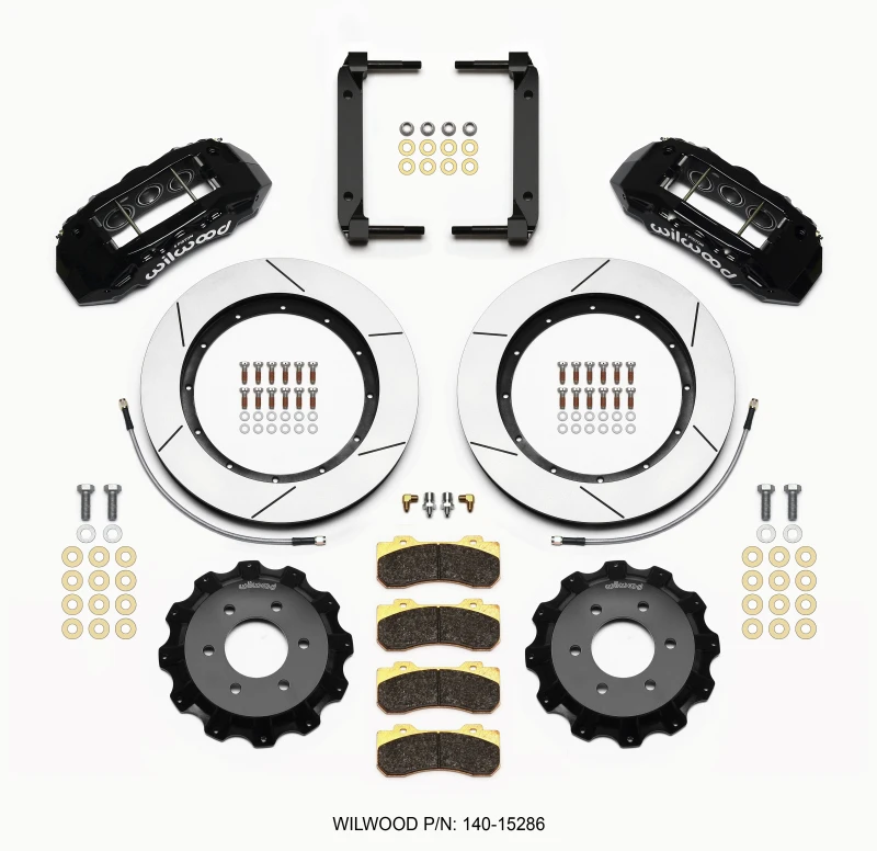 Wilwood TX6R Vorderrad-Bremse 15,50 Zoll Schwarz 2004-08 Ford F150 - 4WD