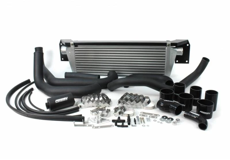 Perrin Schwarze Boost-Röhren mit schwarzer Silikon für 02-07 WRX/STi