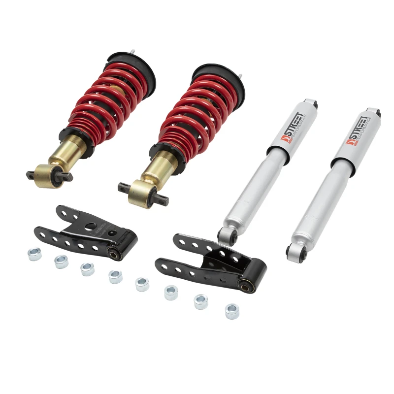 Belltech Coilover Kit 07-18 GM Sierra 1500 Alle Kabinen/Kurzes Bett F -1in bis -3in / R 2in bis -2in 2/4WD