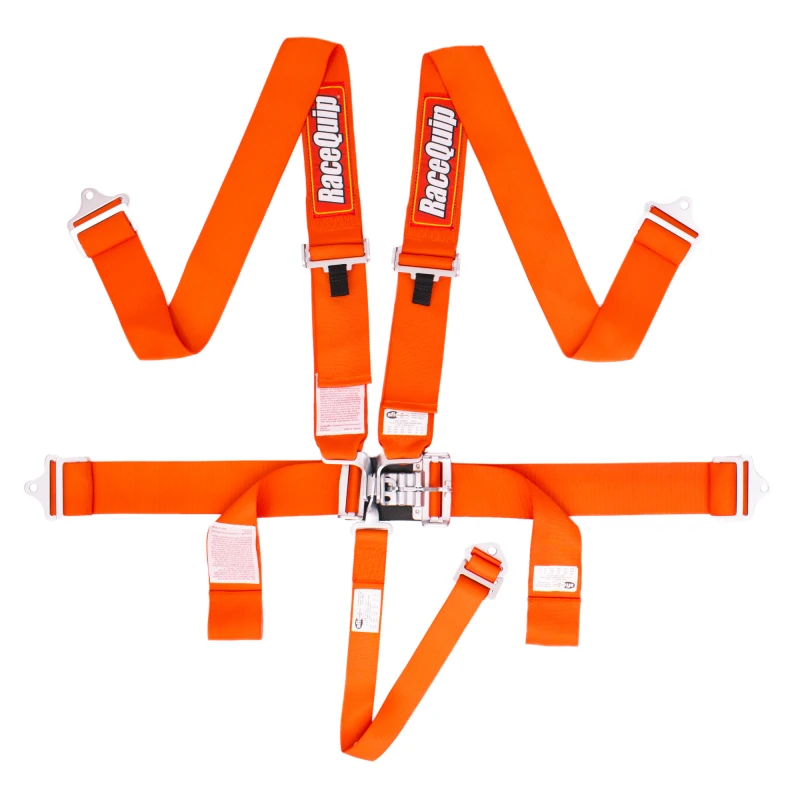 RaceQuip Orange L & L 5-Punkt-Sicherheitsgurt
