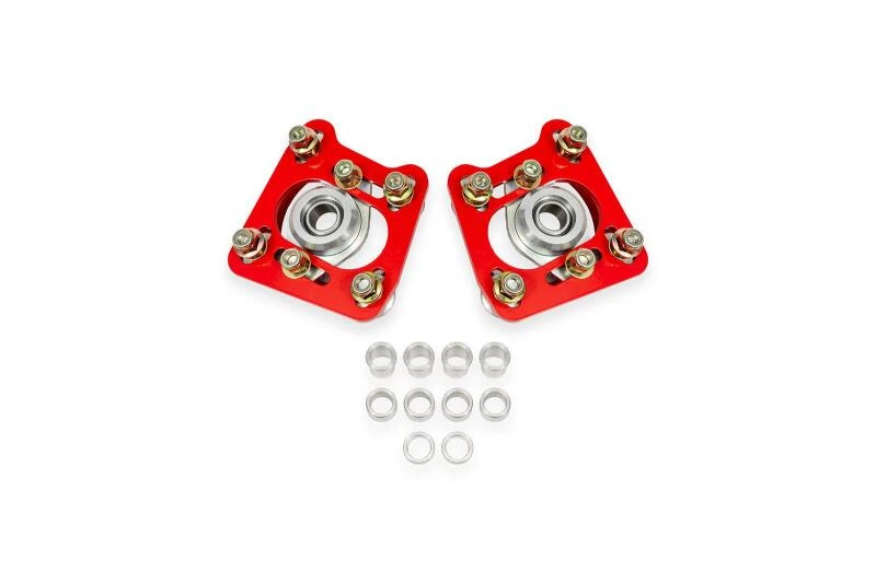 BMR Stahl Caster Camber Domlager für 94-04 Ford Mustang - Rot