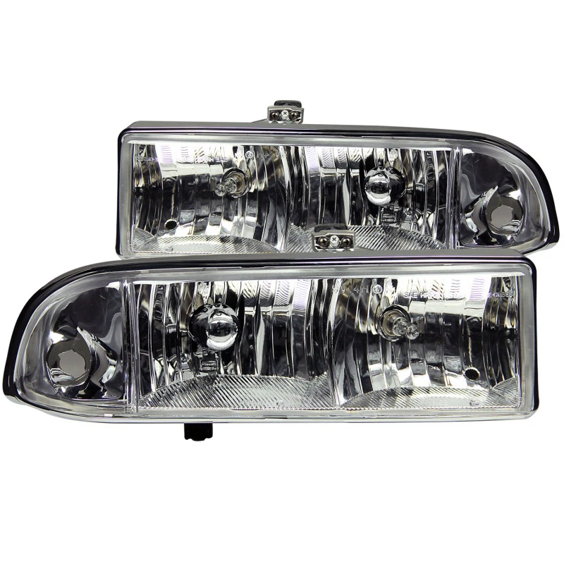 ANZO 1998-2005 Chevrolet S-10 Kristall-Scheinwerfer Chrom