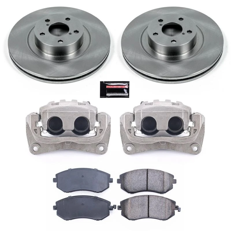 Power Stop Front Autospecialty Brake Kit w/Calipers for 04-06 Subaru Baja