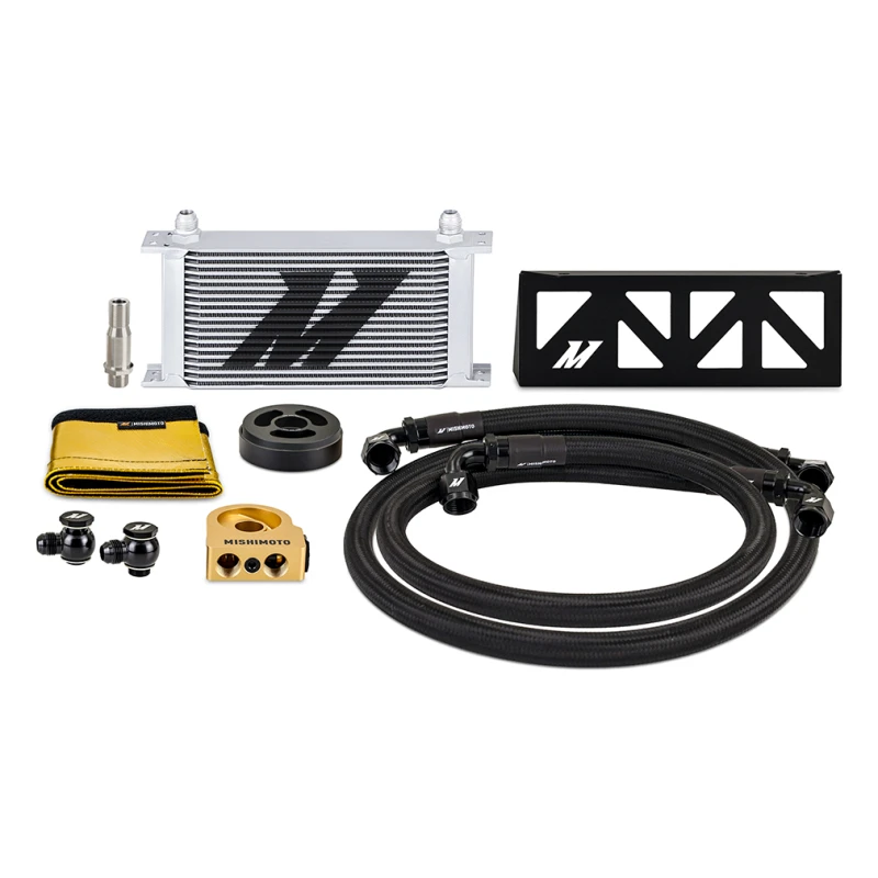 Mishimoto Öl-Kühler-Kit Thermostatisch - Silber für 22+ Subaru BRZ/Toyota GR86