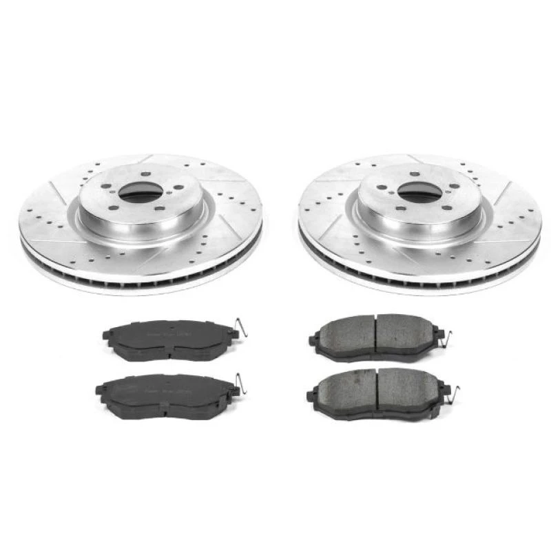 Power Stop Front Z23 Evolution Sport Brake Kit for 14-18 Subaru Forester