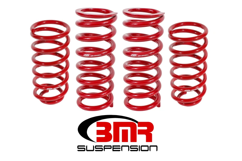 BMR 79-04 Fox Mustang Tieferlegungsfeder-Kit (Set aus 4) - Rot