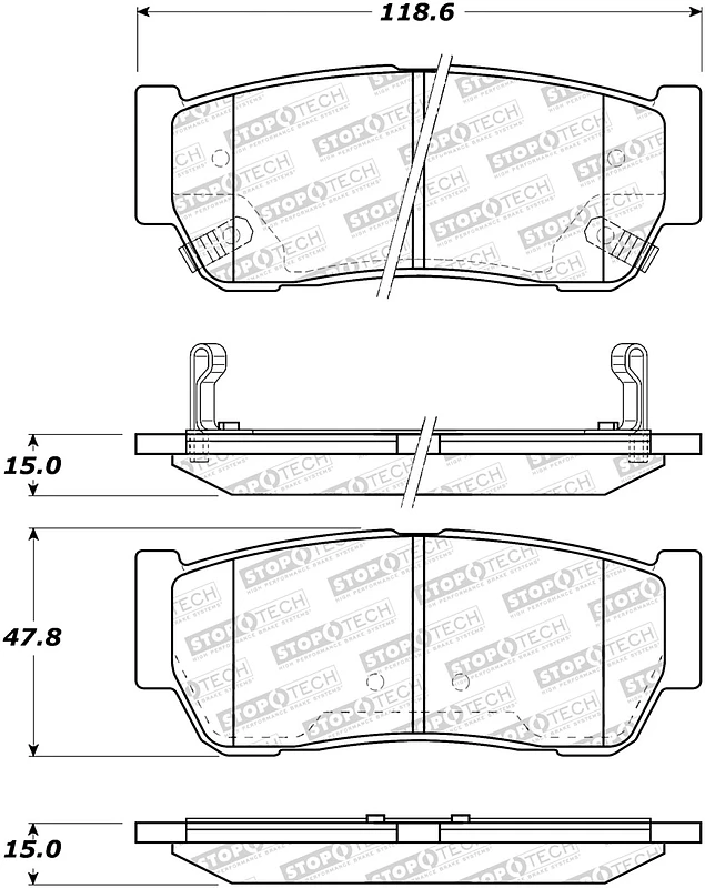 StopTech Street Brake Pads