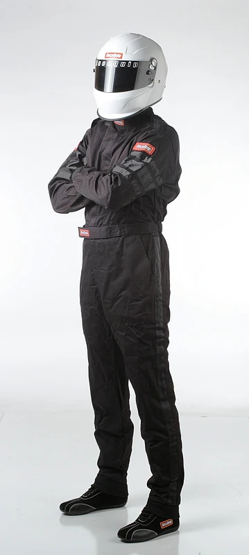 RaceQuip Schwarzes SFI-1 1-L Anzug - Klein