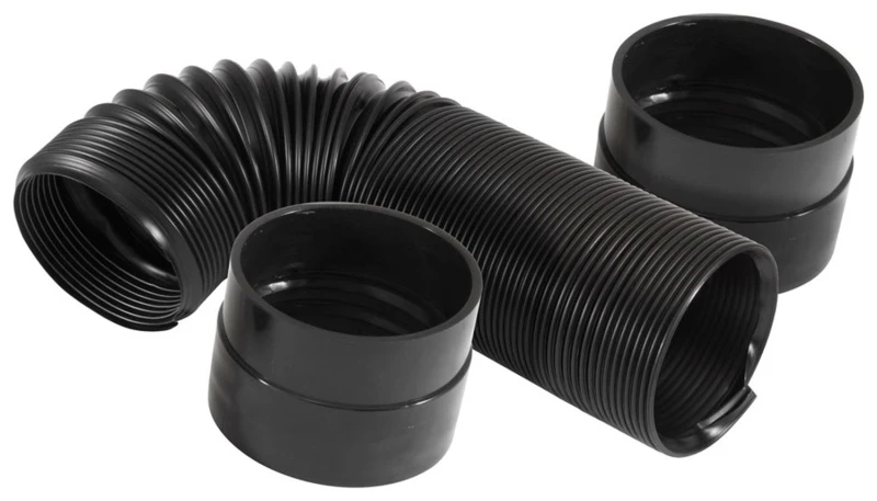 Spectre Luftkanal-Schlauch-Kit 3 Zoll - Schwarz