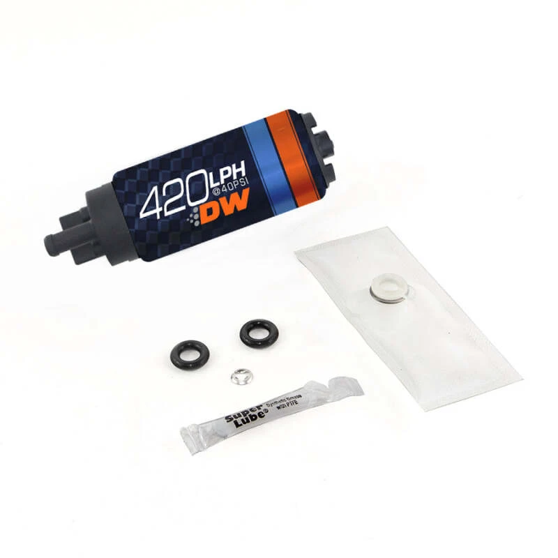 Deatschwerks DW420 Serie 420lph In-Tank Kraftstoffpumpe mit Installations-Kit für Civic (ausgenommen Si) 06-11