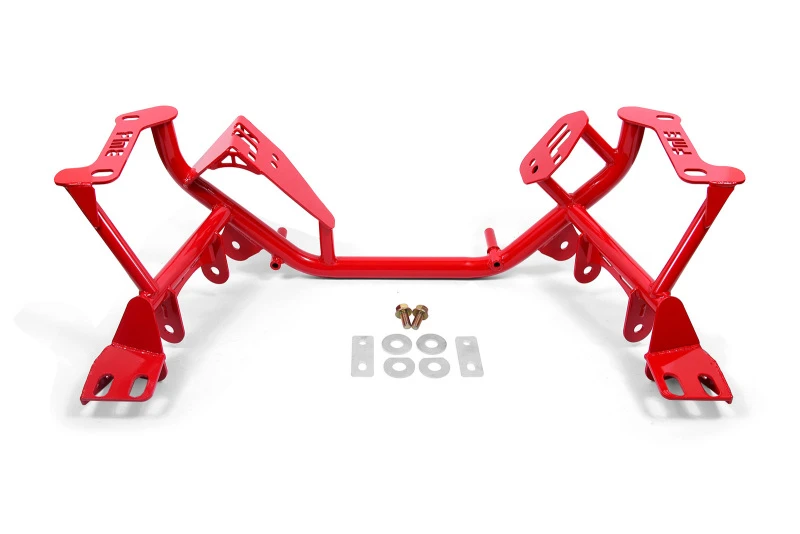 BMR 79-95 Ford Mustang K-Member Standard Version mit Coilover-Auflagen - Rot