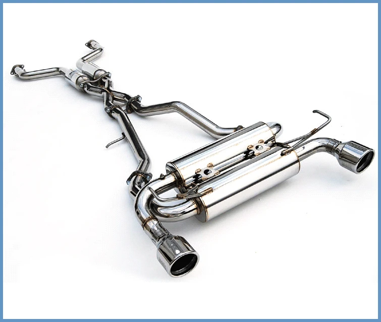 Invidia Gemini Rolled Stainless Steel Tip Cat-Back Exhaust