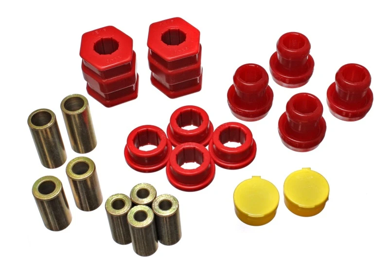 Energie Suspension 96-00 Honda Civic/CRX Rote Vordere Kontrollarm-Buchsen-Set
