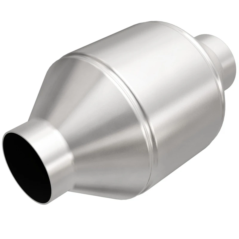 MagnaFlow Universal-Katalysator 2,25 Zoll Einlass/Auslass, Mittig/Mittig Rund 3 Zoll Körper L x 5 Zoll B x 8,75 Zoll Gesamtlänge