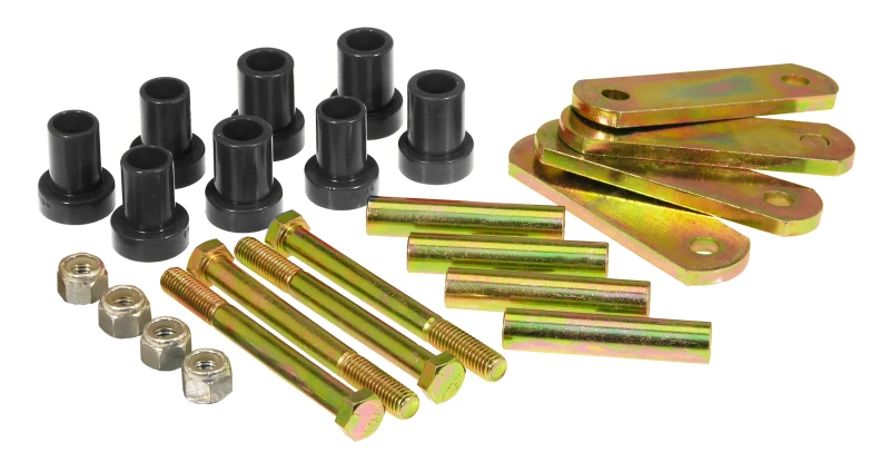 Prothane Chrysler HD Conversion Shackle Kit für Super Stock Federn - Schwarz