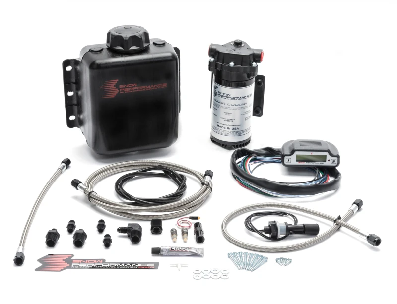 Snow Performance Stg 3 Boost Cooler DI 2D MAP Prog. Wasserinjektionskit (SS-Verbundleitung & 4AN)