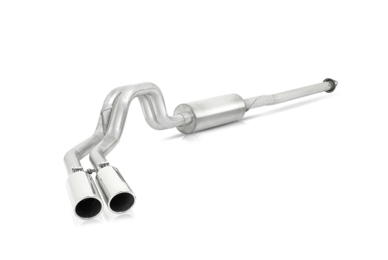 Gibson 15-19 Ford F-150 King Ranch 5.0L 3in/2.5in Kat-Back-Dual-Sport-Abgasanlage - Edelstahl