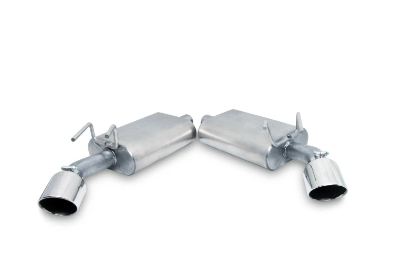 Gibson 10-15 Chevrolet Camaro LS 3.6L 2.25in Axle-Back Dual Exhaust - Aluminisiert