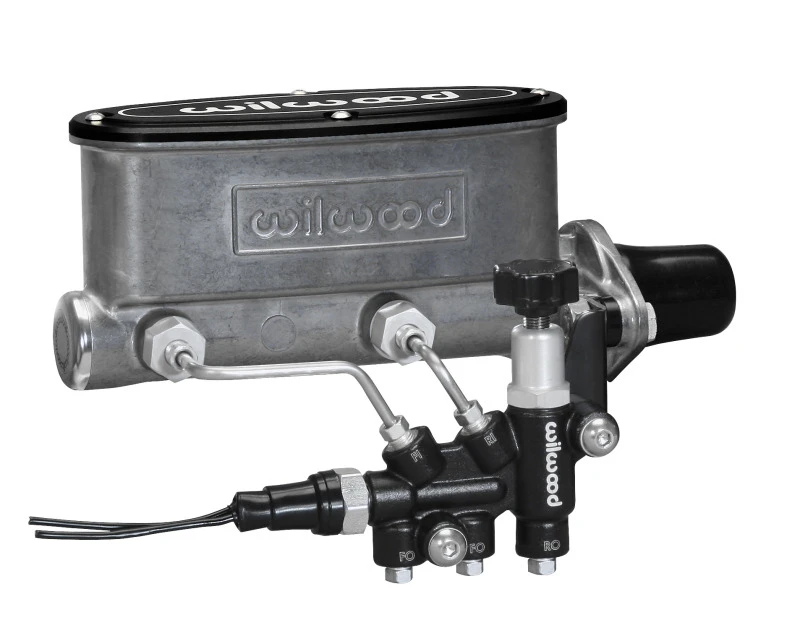Wilwood HV Tandem M/C Kit mit L/H Halterung und Prop-Ventil - 1 Zoll Bohrung