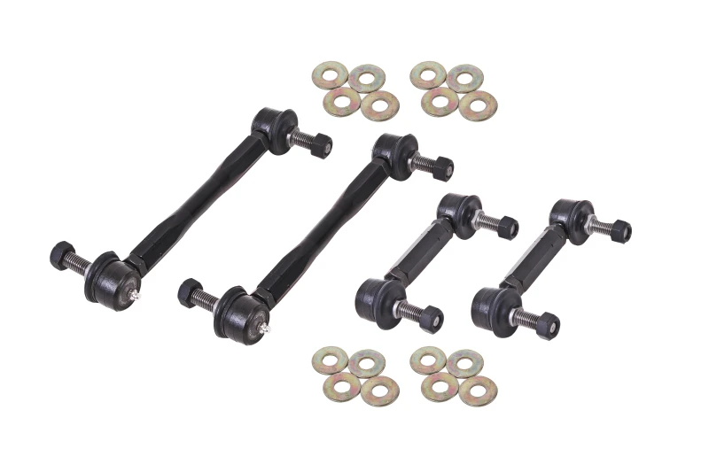 BMR 15-17 S550 Mustang Vorder- und Hinterquerlenker-End-Link-Kit - Schwarz