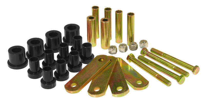 Prothane 68-72 Chrysler A Body HD Feder- und Schakelbushings - Schwarz