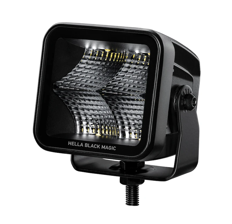 Hella Universelles Black Magic 3,2-Zoll-LED-Würfel-Kit - Flutstrahl