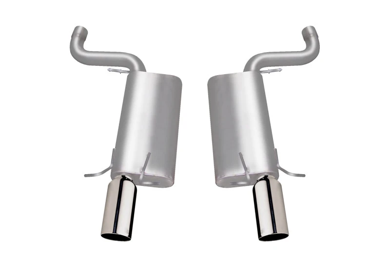 Gibson 06-08 Cadillac STS V 4.4L 2.5in Axle-Back Dual Exhaust - Stainless