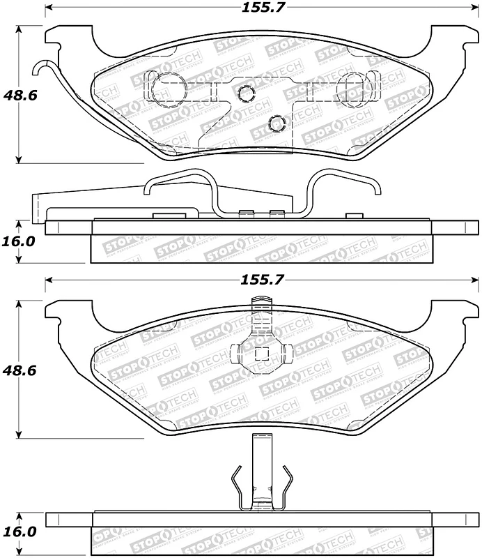 StopTech Street Brake Pads