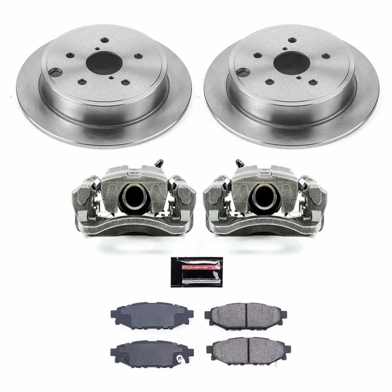 Power Stop Rear Autospecialty Brake Kit w/Calipers for 15-19 Subaru WRX