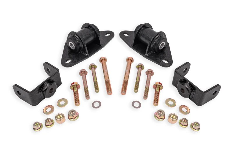 BMR 14-19 Chevrolet Corvette Motorhalterungs-Kit - Schwarz Hammertone