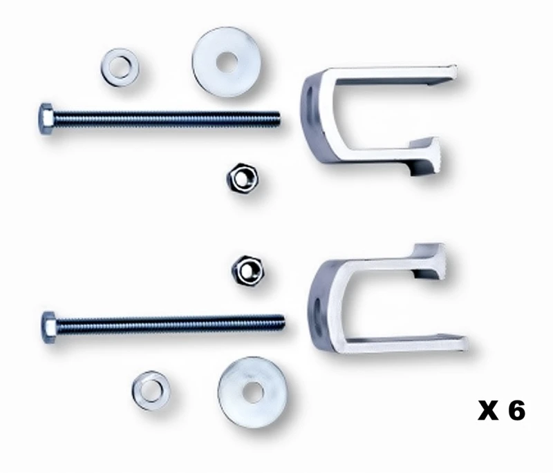 Lund Universal Storagebox Mounting Kit Display (6 Of P/N 954100) Tool Box Mounting Kit - Brite