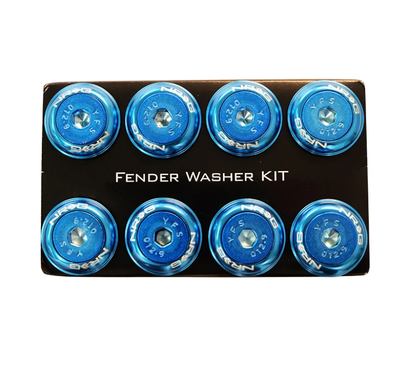 NRG Fender Washer Kit mit farblich abgestimmten M8 Schrauben für Kunststoff