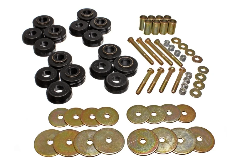 Energy Suspension Bronco Karosseriebefestigung mit Hardware - Schwarz